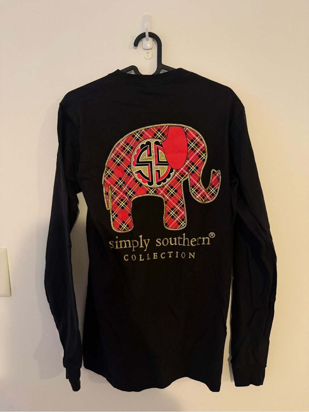Simply Southern Black Long Sleeve Tshirt